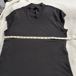 Classic gray Women's Short Sleeve Top - Timeless Everyday Layer, soft.